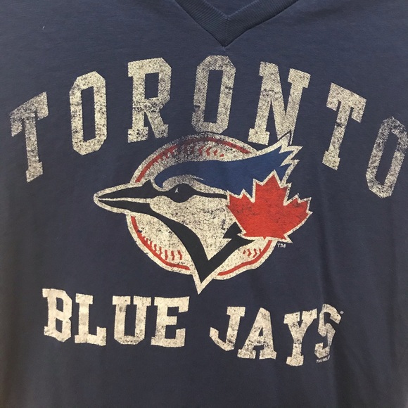 Toronto Blue Jays V-Neck T-Shirt - Picture 2 of 3